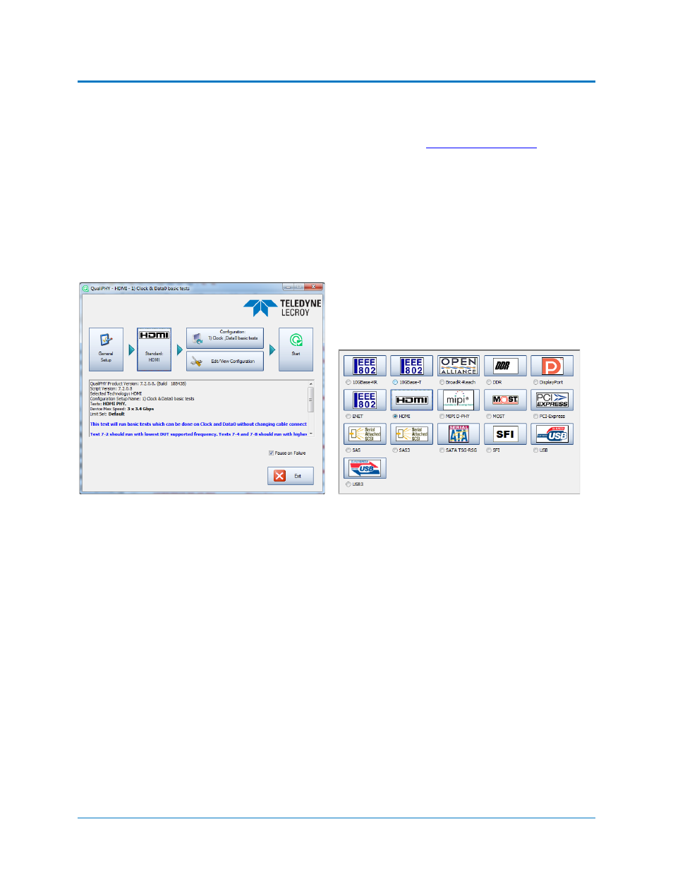 Accessing the software, Using qualiphy | Teledyne LeCroy QPHY-HDMI User Manual | Page 9 / 37