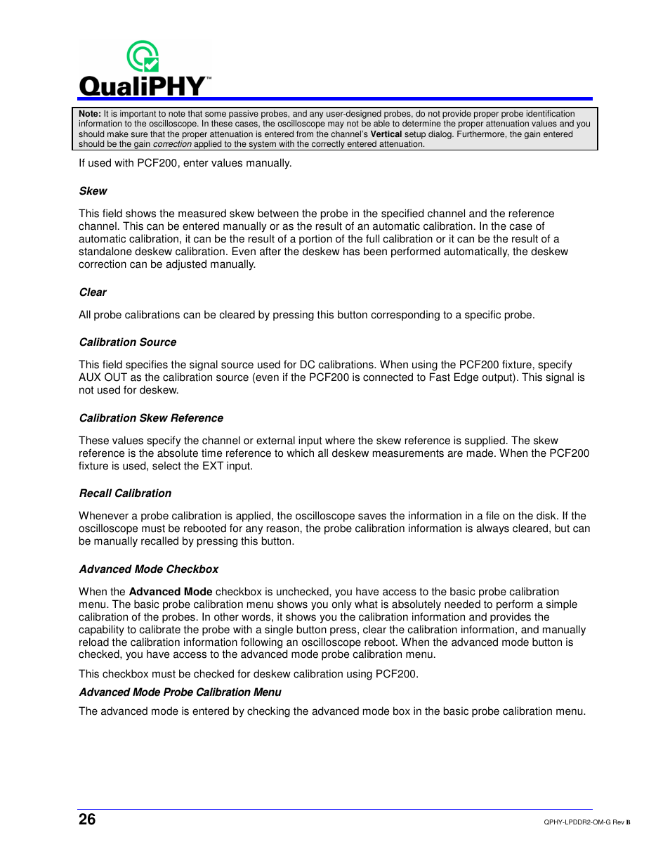 Teledyne LeCroy QPHY-LPDDR2 User Manual | Page 26 / 49