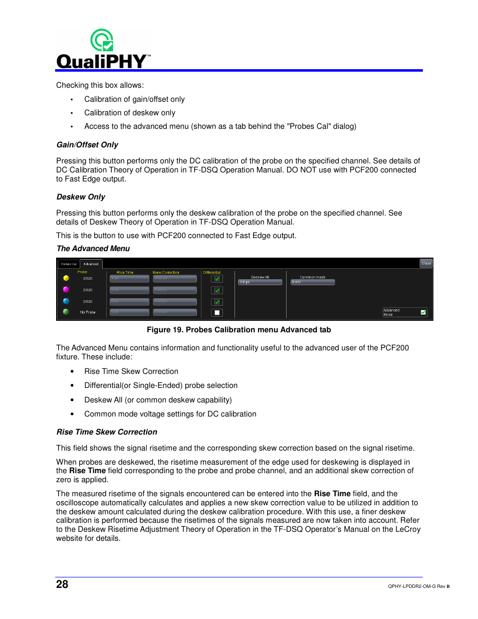 Teledyne LeCroy QPHY-LPDDR2 User Manual | Page 28 / 49