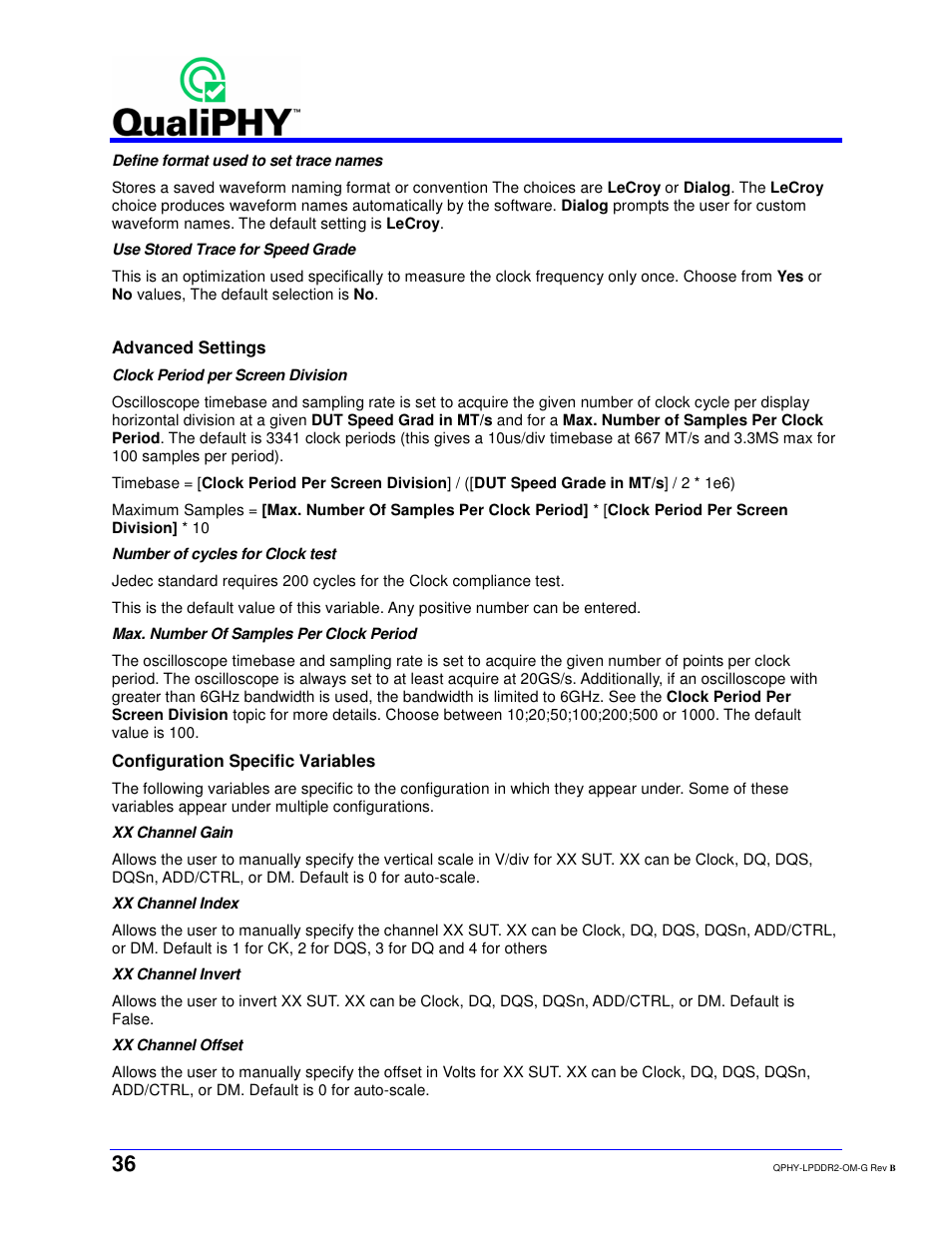 Teledyne LeCroy QPHY-LPDDR2 User Manual | Page 36 / 49