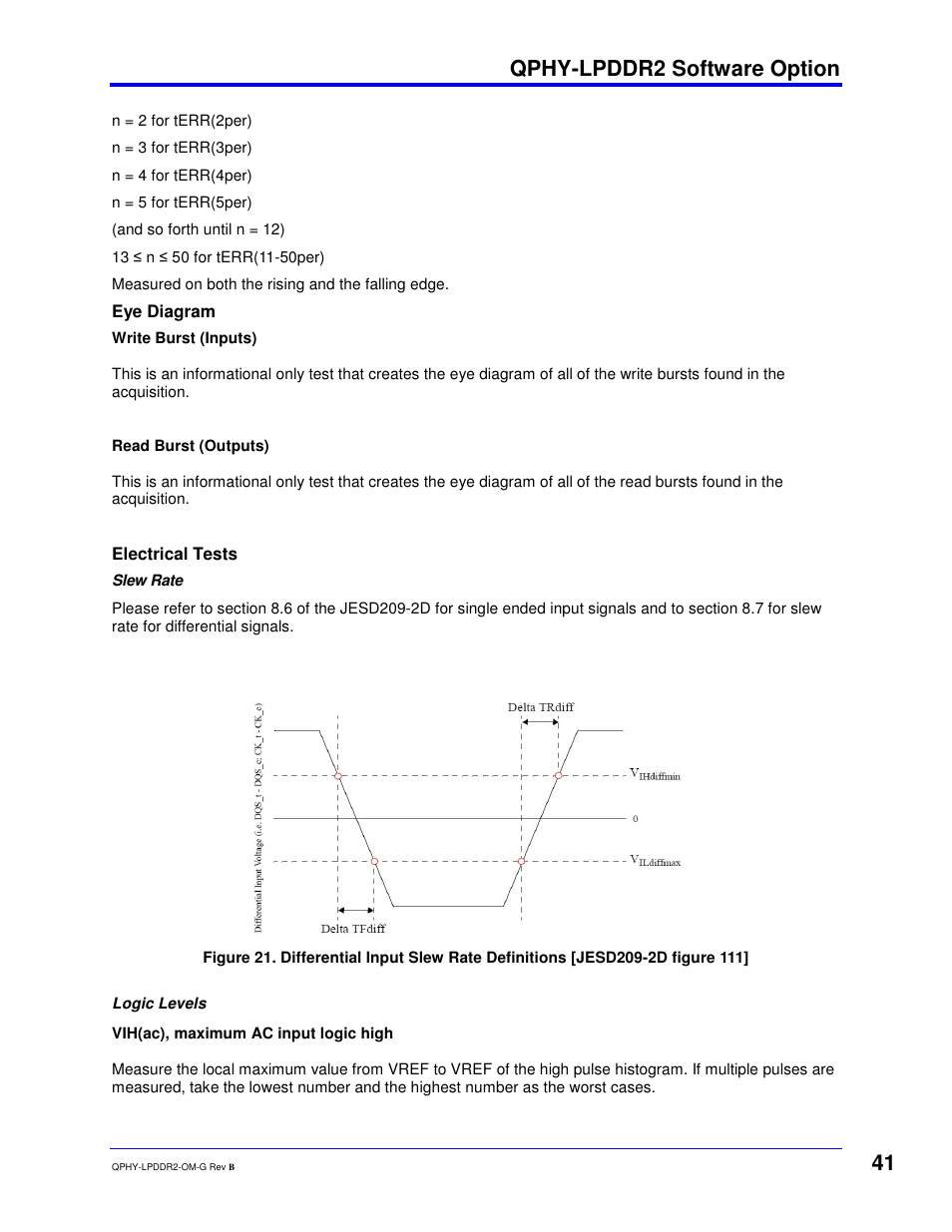 Qphy-lpddr2 software option | Teledyne LeCroy QPHY-LPDDR2 User Manual | Page 41 / 49