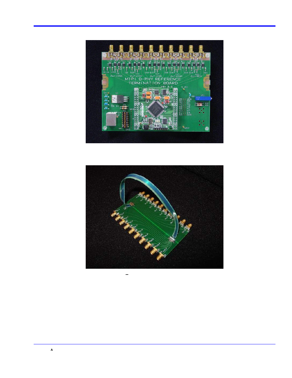 Figure 1 - unh-iol reference termination board, Figure 2 – unh-iol mipi d-phy tlis board, Qphy-mipi-dphy software option | Teledyne LeCroy QPHY-MIPI-DPHY User Manual | Page 7 / 32