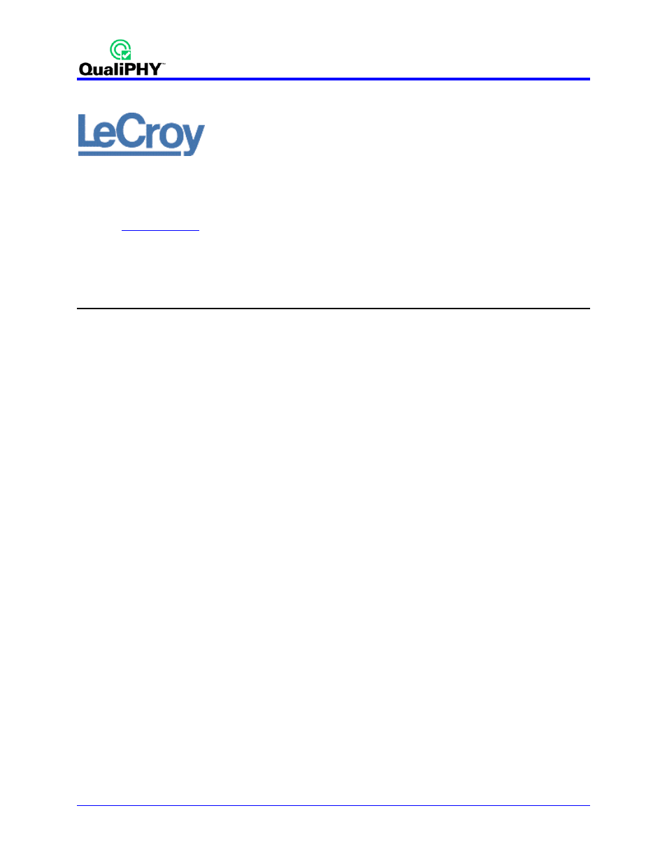 Teledyne LeCroy QPHY-MOST150 User Manual | Page 2 / 24