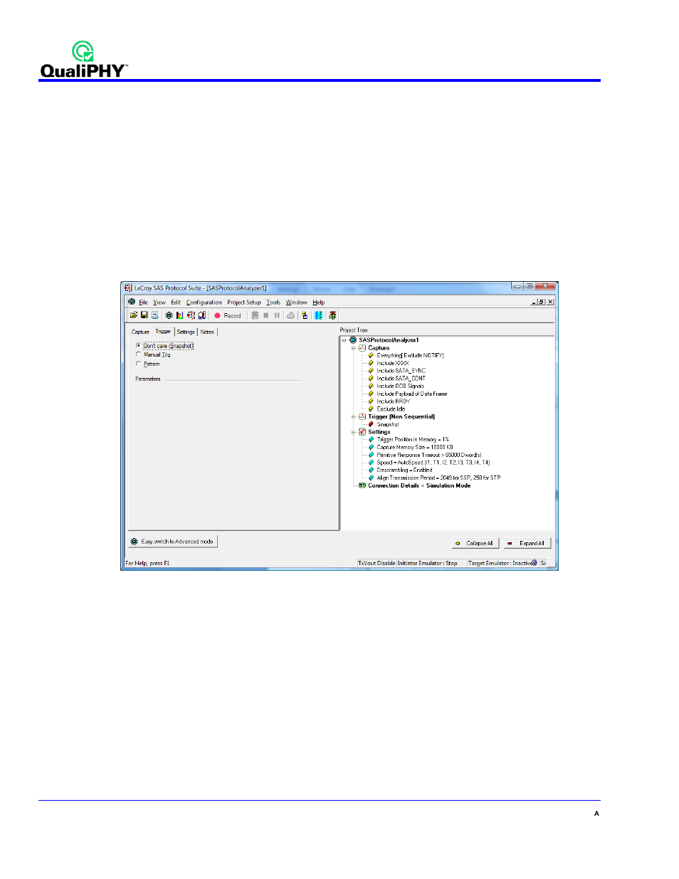 Procedure, Figure 8 - lecroy sas protocol suite utility | Teledyne LeCroy QPHY-SAS2 User Manual | Page 16 / 45