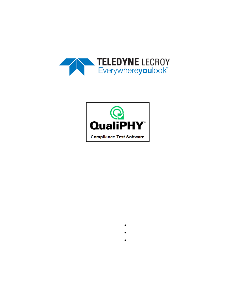 Teledyne LeCroy QPHY-SAS3 User Manual | 50 pages