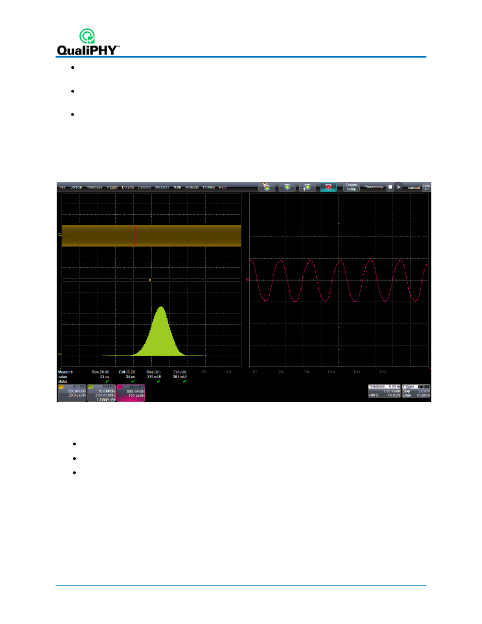 Tx 5.3.6 rise and fall times (hftp) | Teledyne LeCroy QPHY-SAS3 User Manual | Page 28 / 50