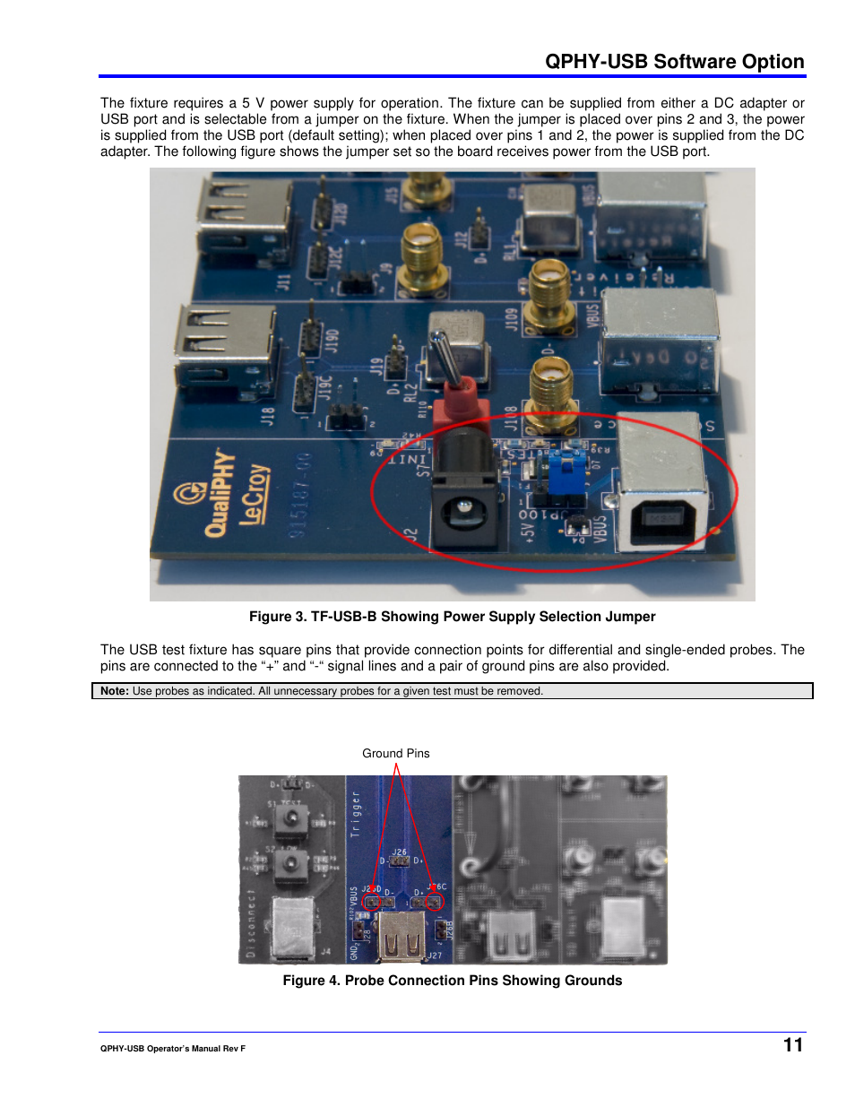 Qphy-usb software option | Teledyne LeCroy QPHY-USB User Manual | Page 11 / 66