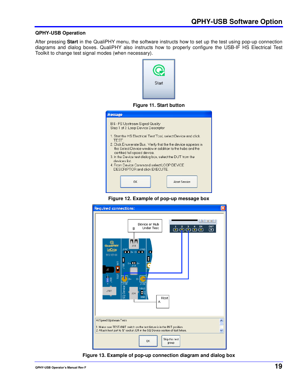 Qphy-usb software option | Teledyne LeCroy QPHY-USB User Manual | Page 19 / 66