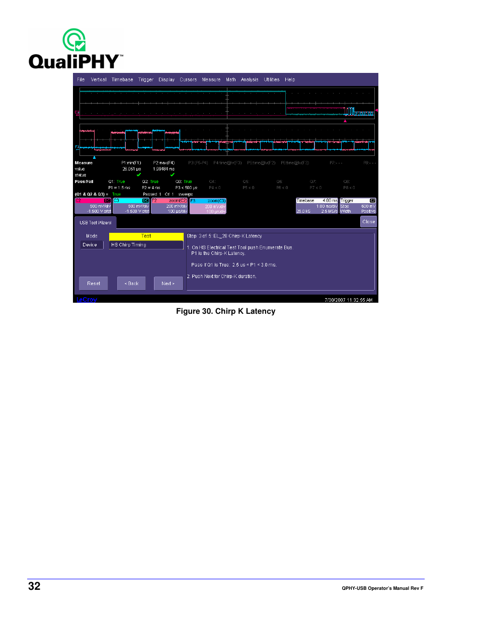 Teledyne LeCroy QPHY-USB User Manual | Page 32 / 66