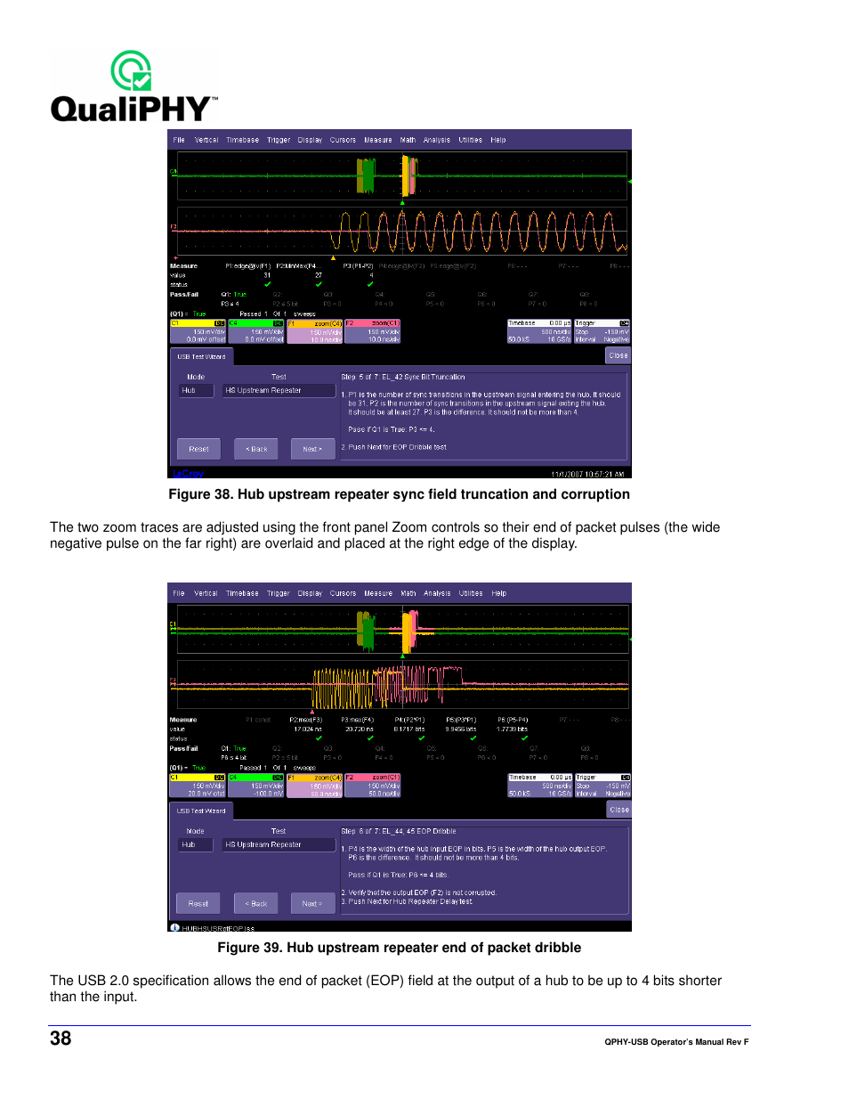 Teledyne LeCroy QPHY-USB User Manual | Page 38 / 66