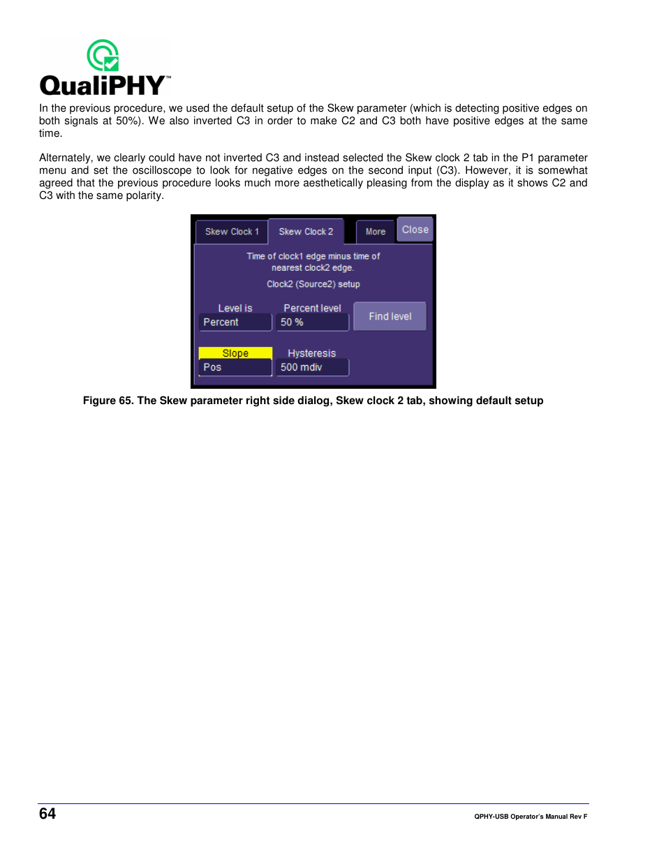 Teledyne LeCroy QPHY-USB User Manual | Page 64 / 66