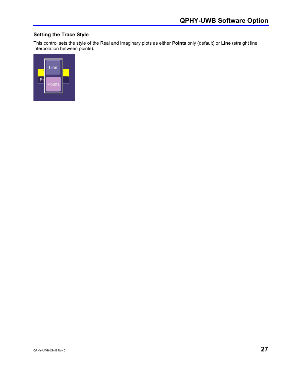 Qphy-uwb software option | Teledyne LeCroy QPHY-UWB User Manual | Page 27 / 30
