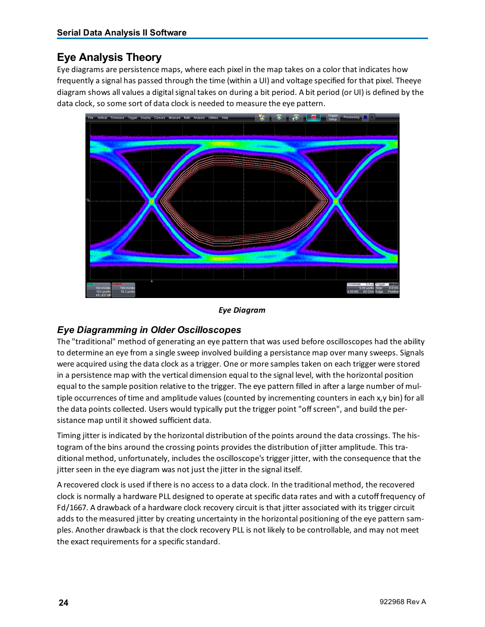 Eye analysis theory | Teledyne LeCroy SDA II User Manual | Page 26 / 38