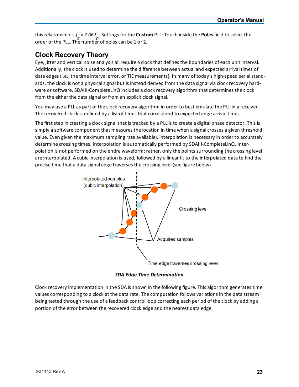 Clock recovery theory | Teledyne LeCroy SDA III-CompleteLinQ User Manual | Page 25 / 59