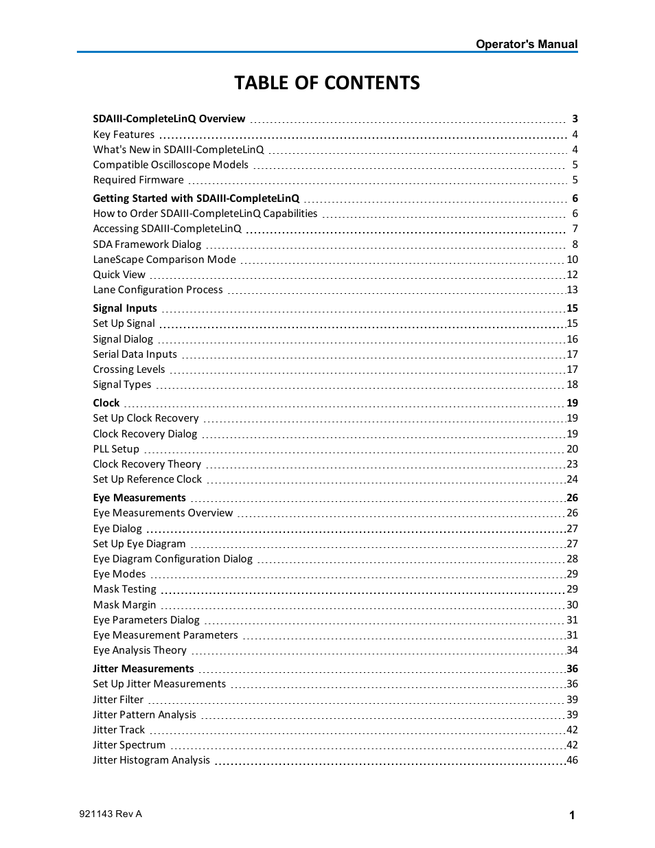 Teledyne LeCroy SDA III-CompleteLinQ User Manual | Page 3 / 59