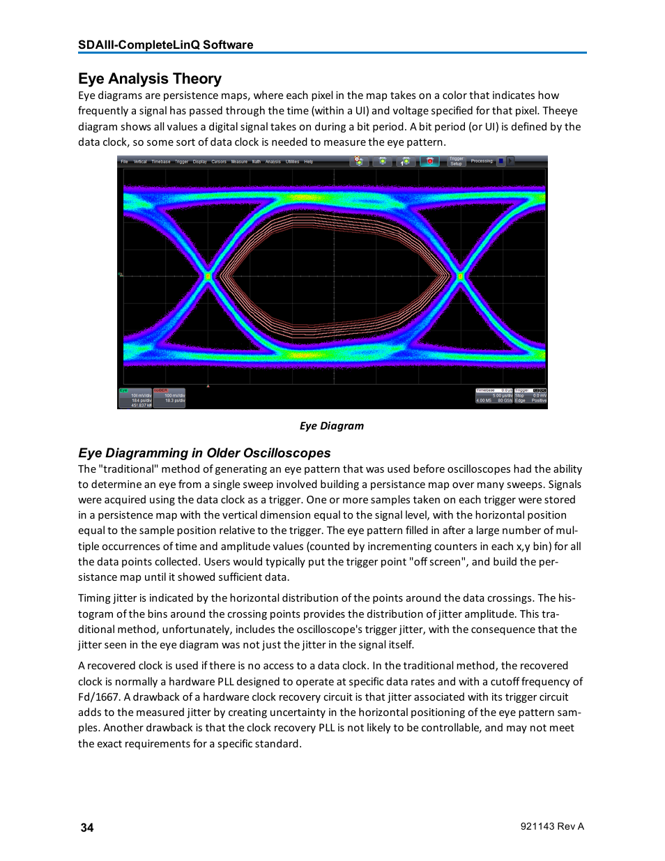 Eye analysis theory | Teledyne LeCroy SDA III-CompleteLinQ User Manual | Page 36 / 59