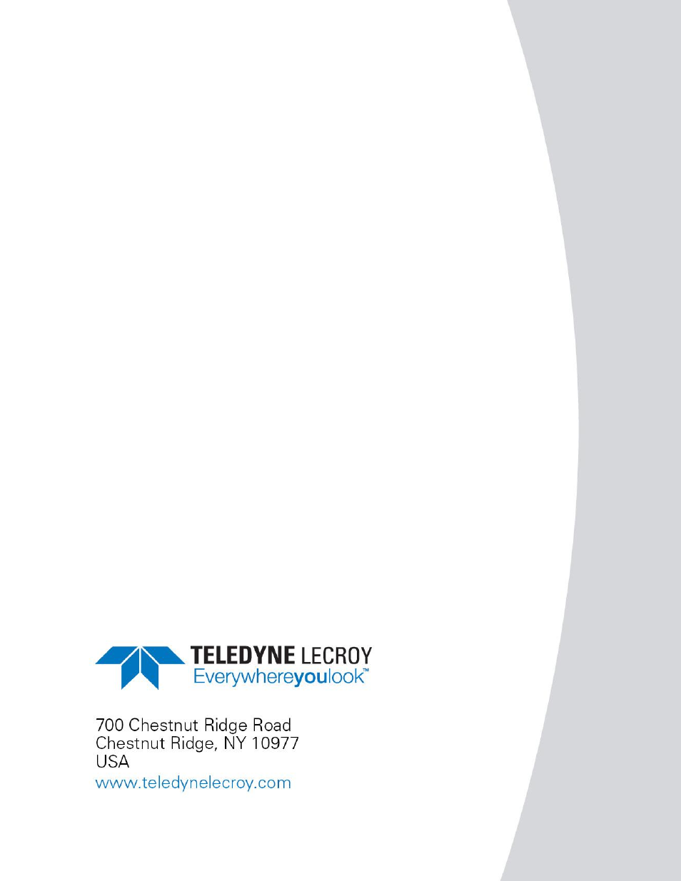 Teledyne LeCroy Spectrum Analyzer User Manual | Page 14 / 14