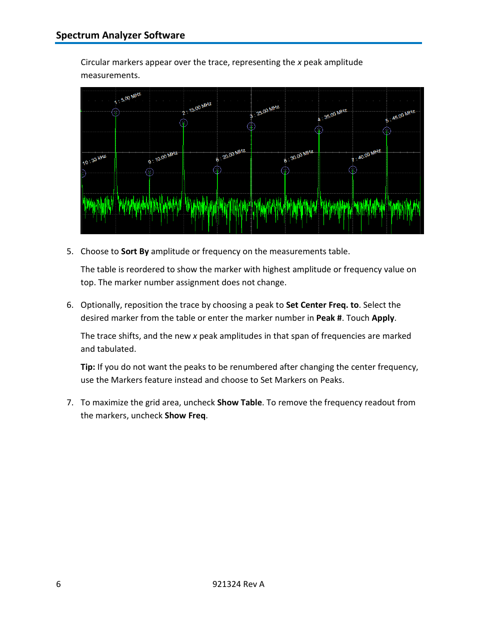 Teledyne LeCroy Spectrum Analyzer User Manual | Page 8 / 14