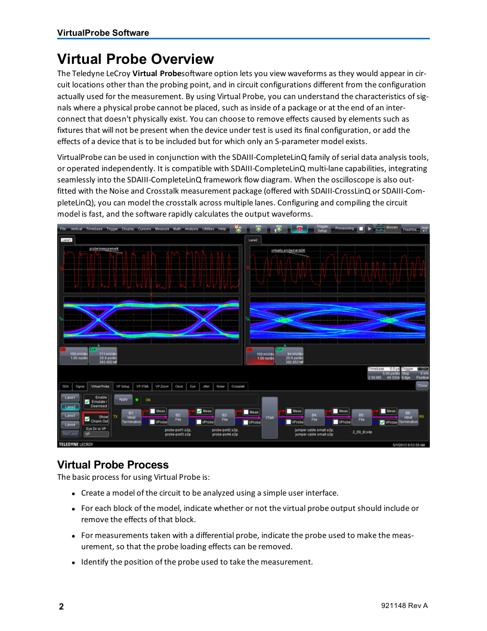 Virtual probe overview, Virtual probe process | Teledyne LeCroy VirtualProbe User Manual | Page 4 / 16