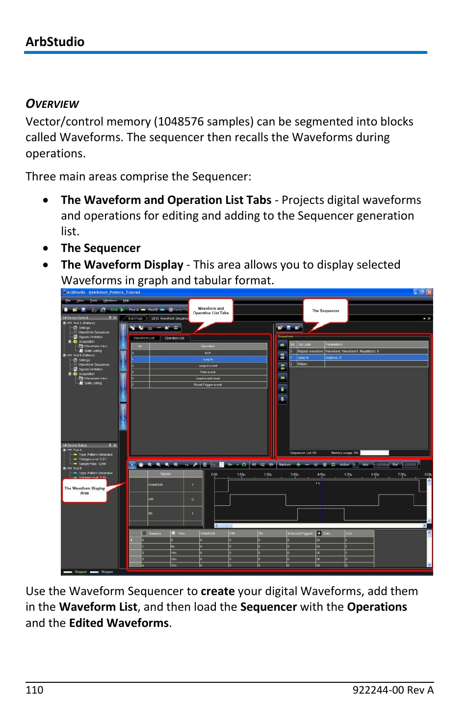 Waveform sequencer - digital pattern | Teledyne LeCroy ArbStudio User Manual | Page 118 / 228