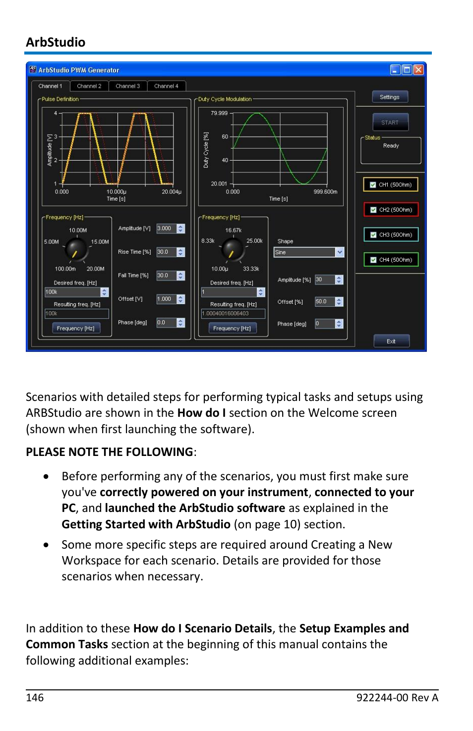 How do i" scenario details, Setup examples and common tasks | Teledyne LeCroy ArbStudio User Manual | Page 154 / 228