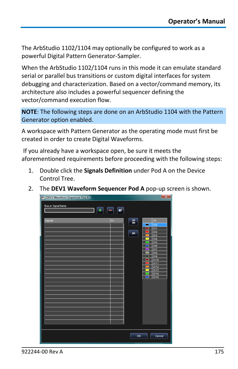 Creating digital waveforms | Teledyne LeCroy ArbStudio User Manual | Page 183 / 228