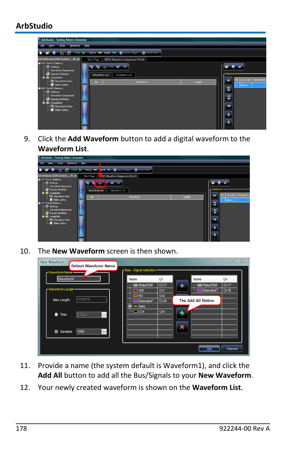 Teledyne LeCroy ArbStudio User Manual | Page 186 / 228