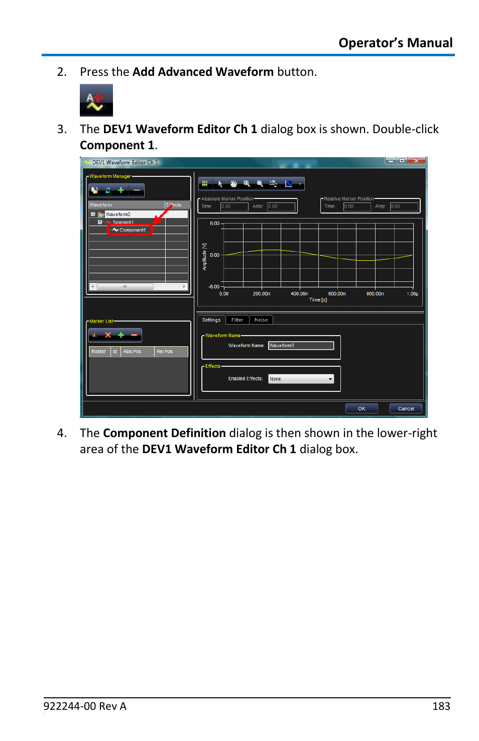 Operator’s manual | Teledyne LeCroy ArbStudio User Manual | Page 191 / 228