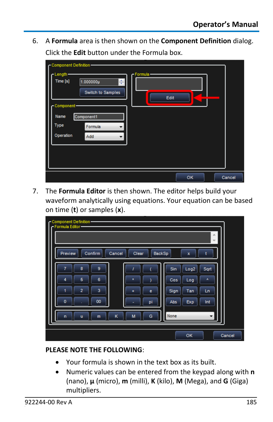 Operator’s manual | Teledyne LeCroy ArbStudio User Manual | Page 193 / 228