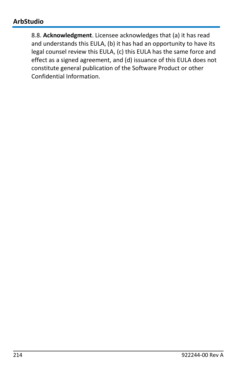 Teledyne LeCroy ArbStudio User Manual | Page 222 / 228