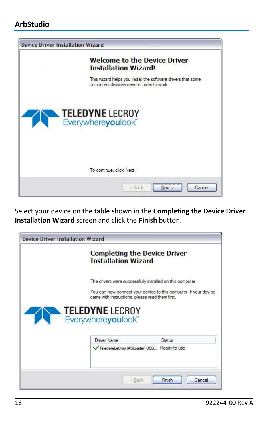 Teledyne LeCroy ArbStudio User Manual | Page 24 / 228