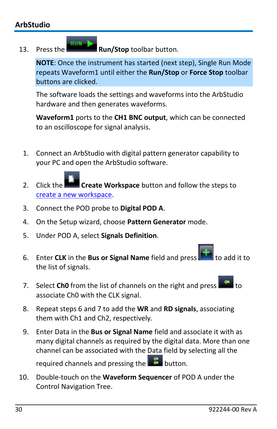 Digital sampler setup example | Teledyne LeCroy ArbStudio User Manual | Page 38 / 228