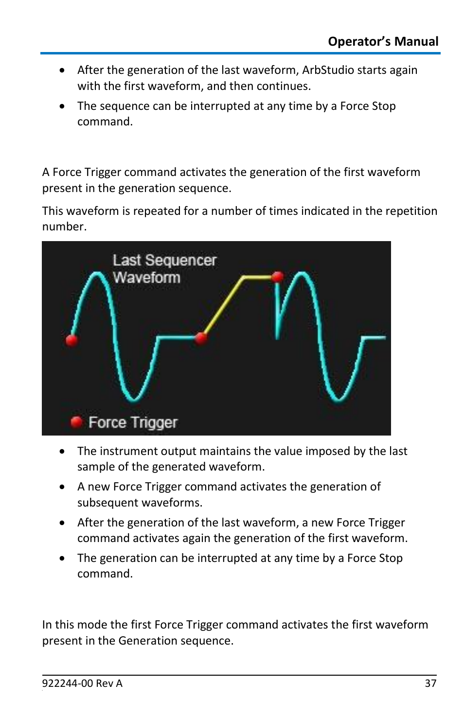 Stepped, Burst | Teledyne LeCroy ArbStudio User Manual | Page 45 / 228