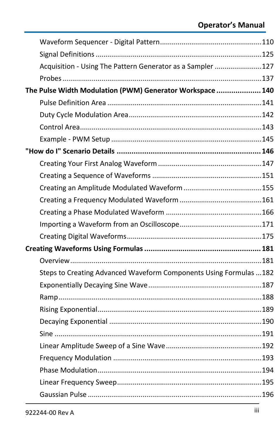 Teledyne LeCroy ArbStudio User Manual | Page 7 / 228