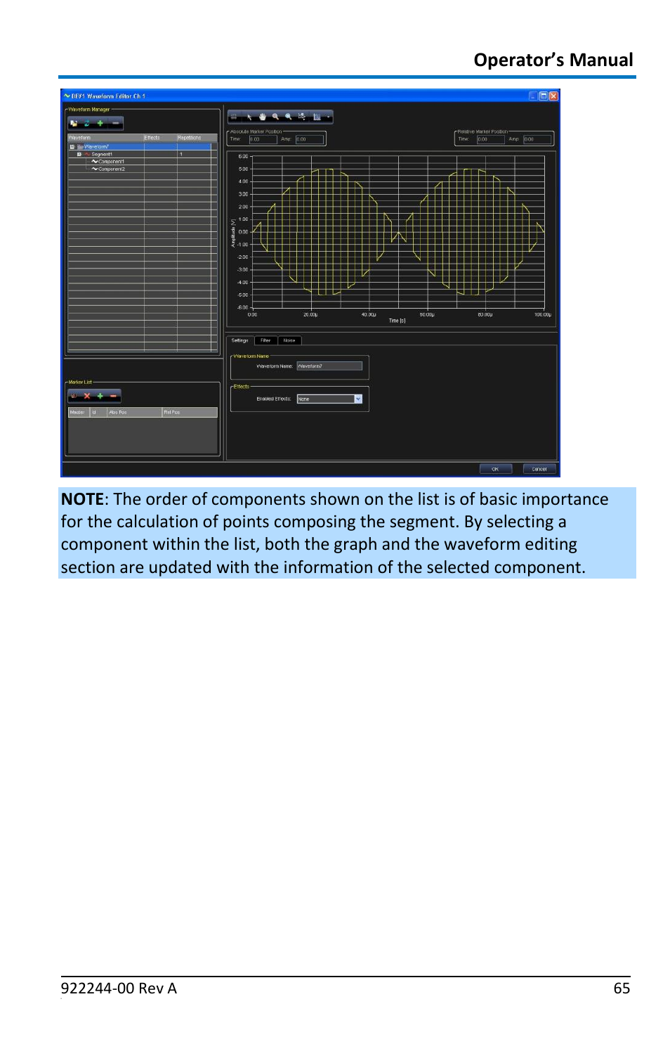 Operator’s manual | Teledyne LeCroy ArbStudio User Manual | Page 73 / 228