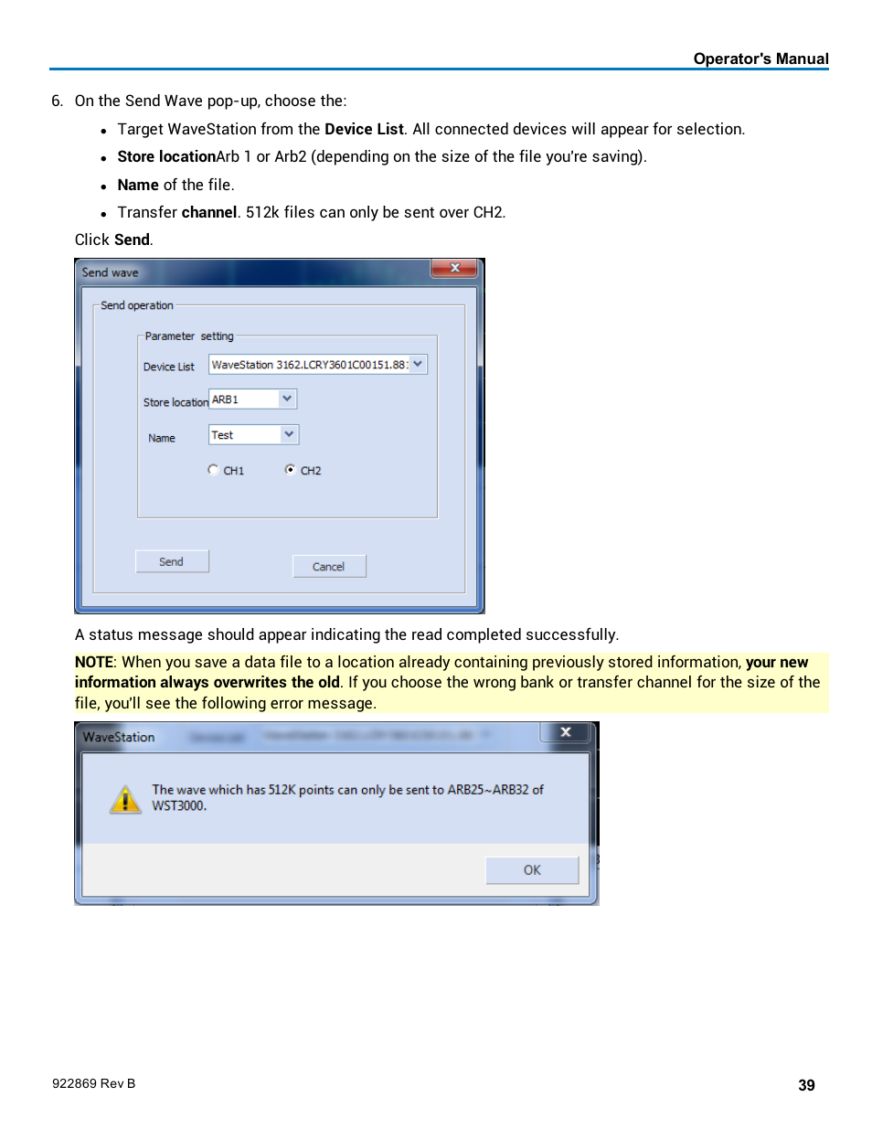 Teledyne LeCroy WaveStation 3000 Operators Manual User Manual | Page 45 / 58