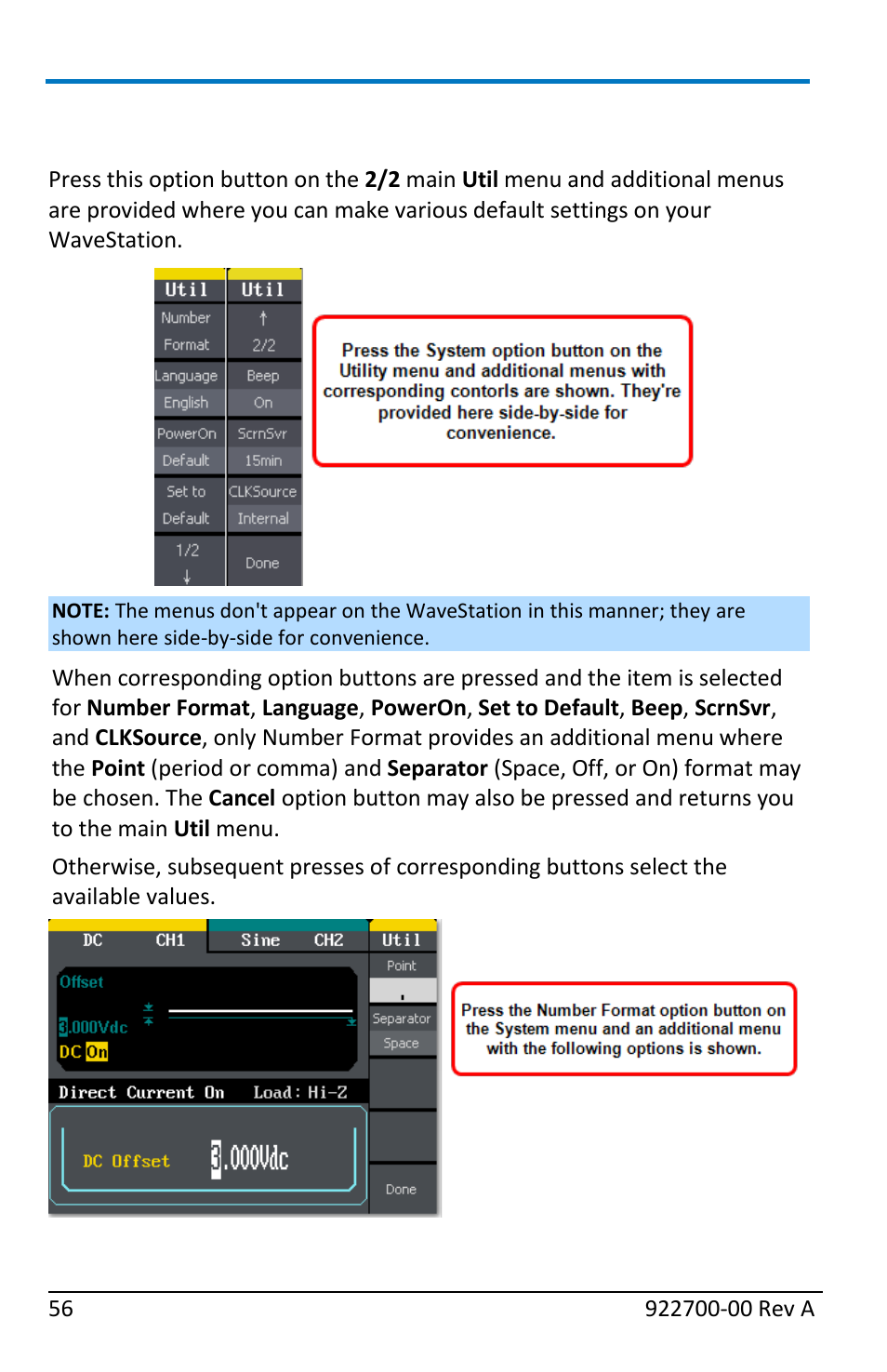 System | Teledyne LeCroy WaveStation Waveform Generator Operators Manual User Manual | Page 62 / 88