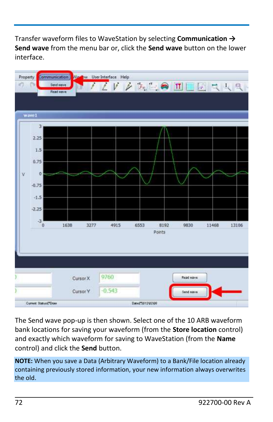 Teledyne LeCroy WaveStation Waveform Generator Operators Manual User Manual | Page 78 / 88