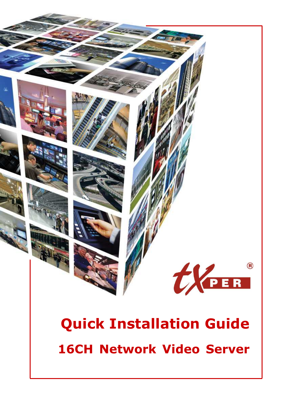Telexper 16CH Network Video Server User Manual | 2 pages