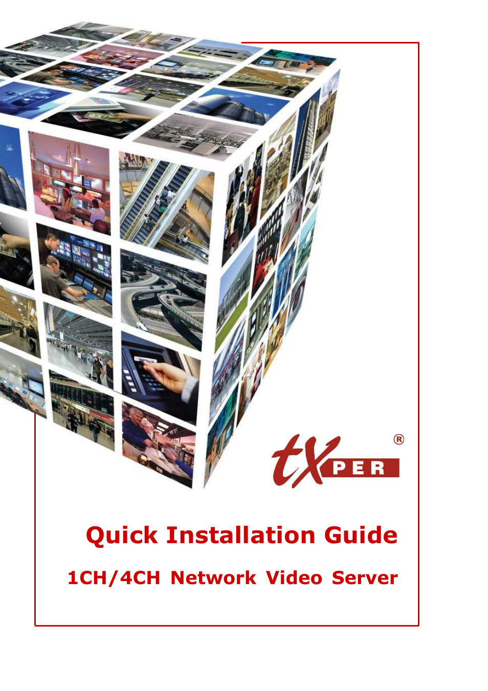 Telexper 1CH/4CH Network Video Server User Manual | 5 pages