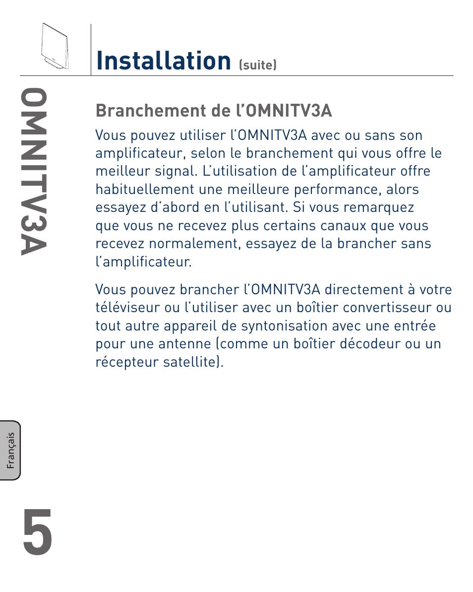 Omnitv3a | Terk OMNITV3A_OMЙ User Manual | Page 28 / 35