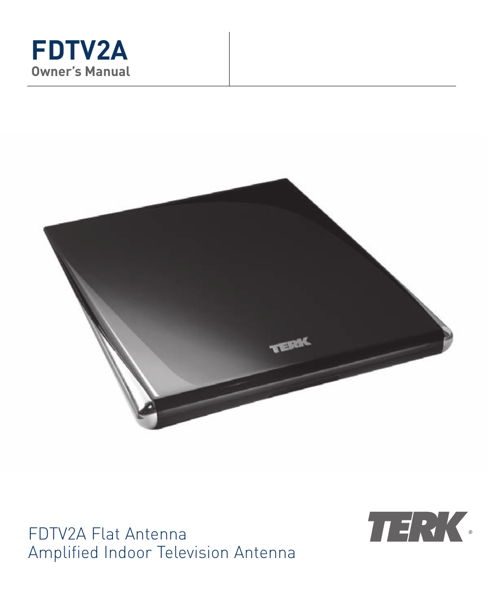 Terk FDTV2A_OMЙ User Manual | 12 pages