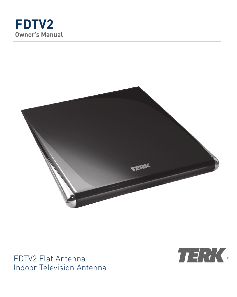 Terk FDTV2_OMЙ User Manual | 8 pages