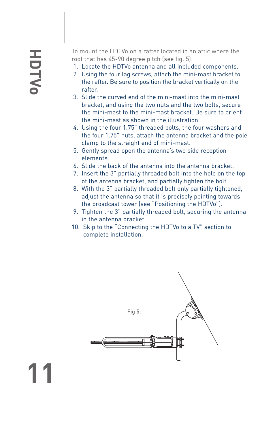 Hd tv o | Terk HDTVO_OMЙ User Manual | Page 13 / 20