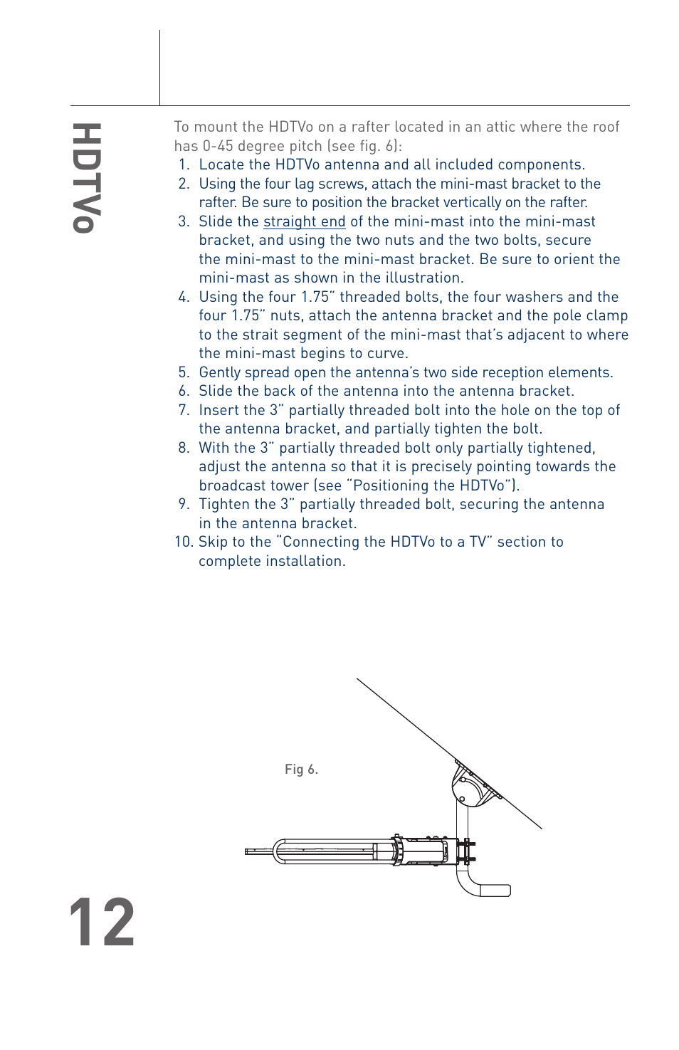 Hd tv o | Terk HDTVO_OMЙ User Manual | Page 14 / 20