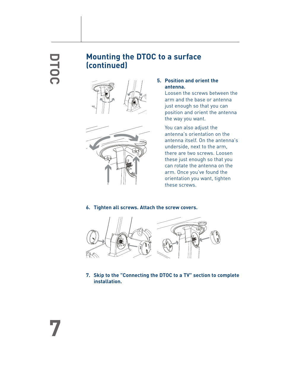 Dtoc | Terk DTOC User Manual User Manual | Page 8 / 16