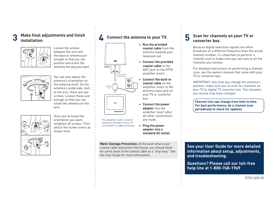 Terk DTOC Quick Start Guide User Manual | Page 2 / 2