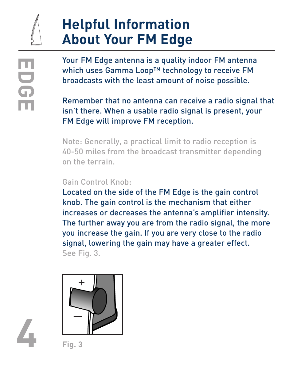 Terk EDGE_OMЙ User Manual | 6 pages