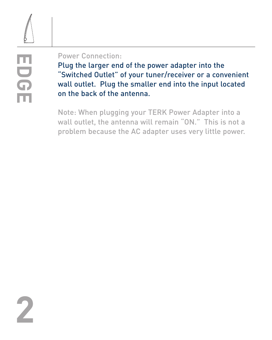 Edge | Terk EDGE_OMЙ User Manual | Page 5 / 6