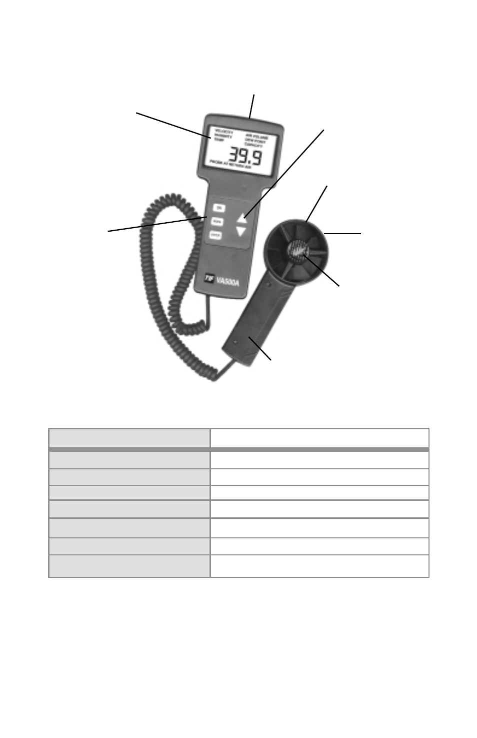 TIF VA500A Digital HVAC Analyzer User Manual | Page 42 / 48